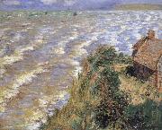 Claude Monet Customs House at Varengeville painting